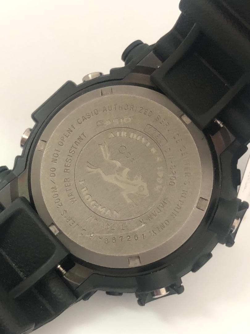 試着のみ G-SHOCK FROGMAN MEN IN BLACK2 腕時計