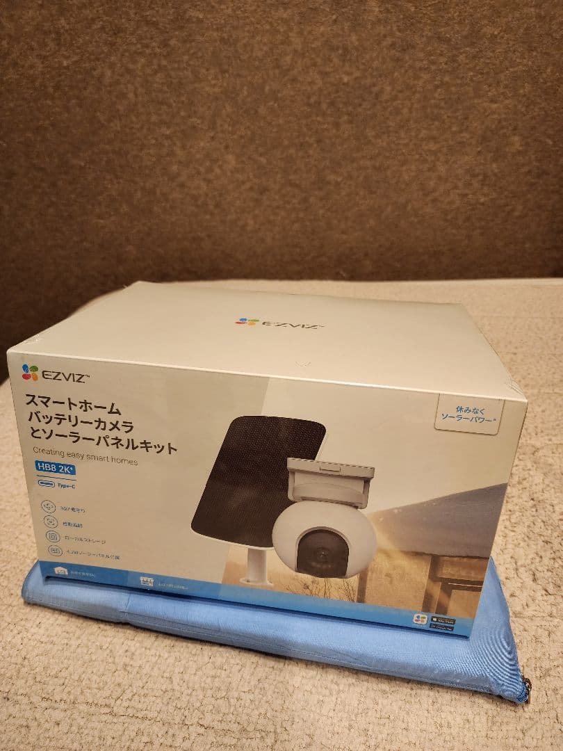 EZVIZ 400万画素 防犯カメラ（新品未使用）ソーラータイプ