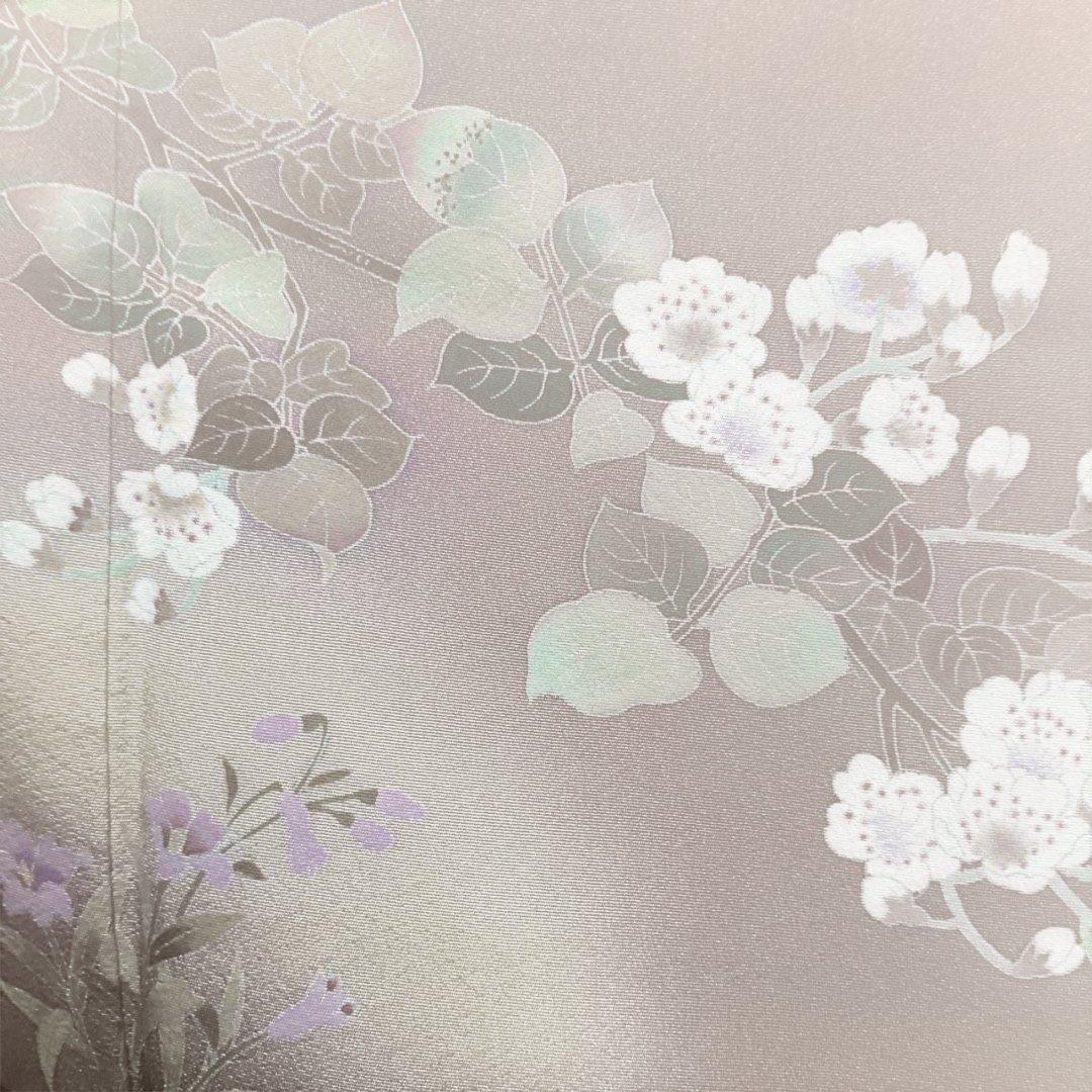 (最終市) No.2706 未使用正絹京加賀友禅(美山)訪問着　落款　美品