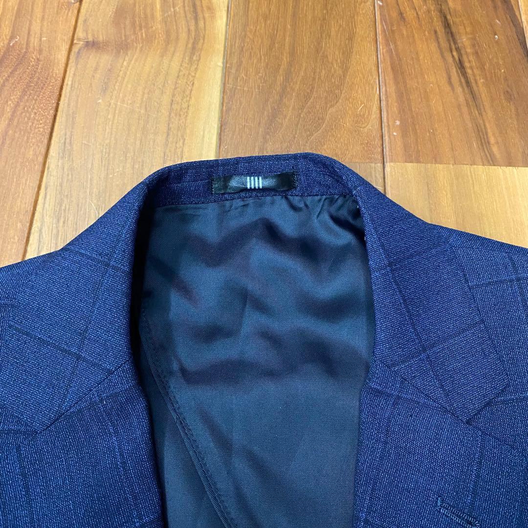 美品　スーツセレクト　3ピース　ジャケット　パンツ　ジレ　上下　セットアップ