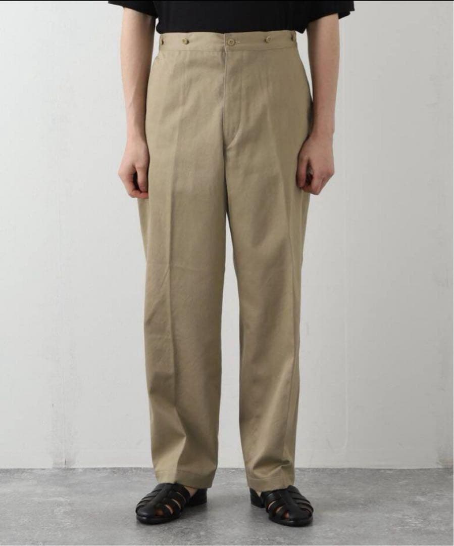 COMOLI コットンツイル オーバーパンツ　サイズ0