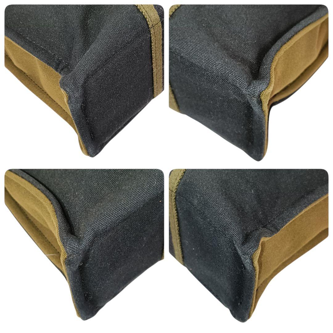 美品 正規品 HERMES エルメス ハンドバッグ フールトゥ キャンバス 黒