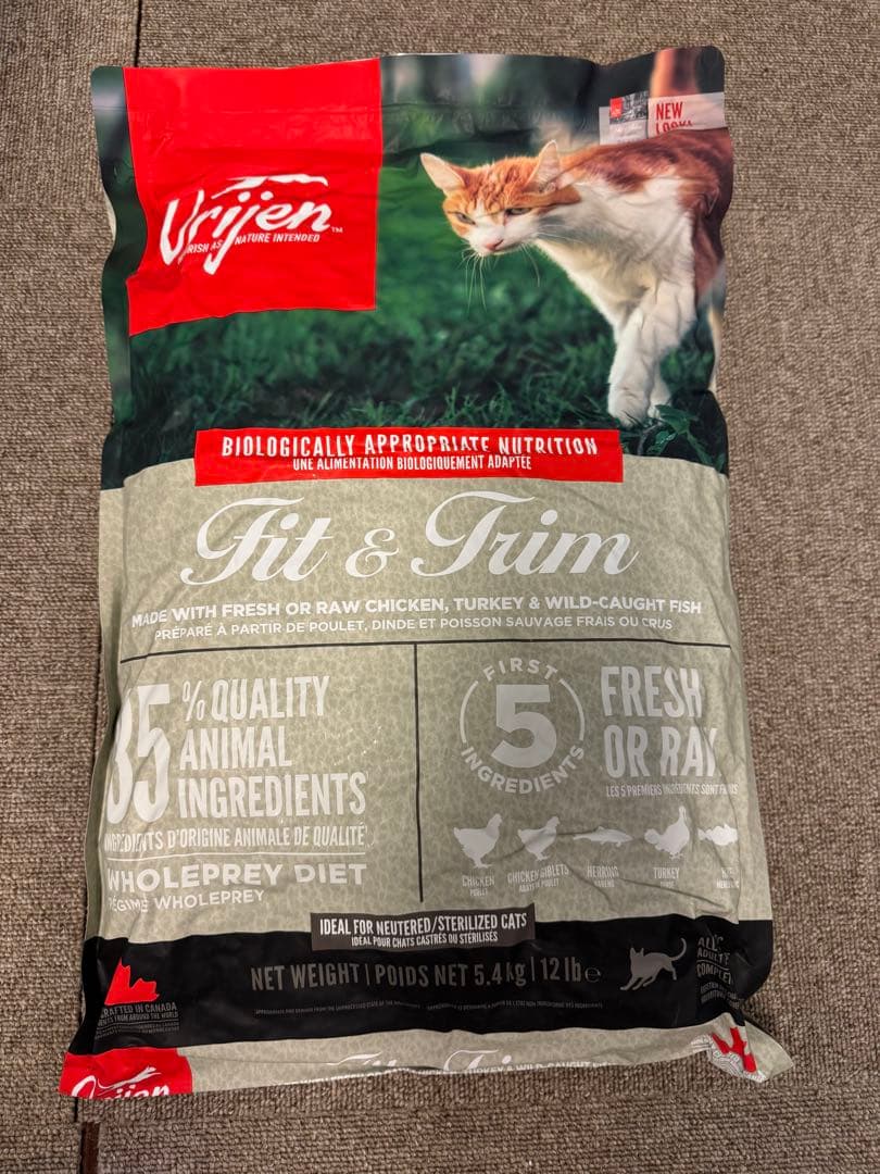 orijen オリジンフィット&トリムキャット5.4kg