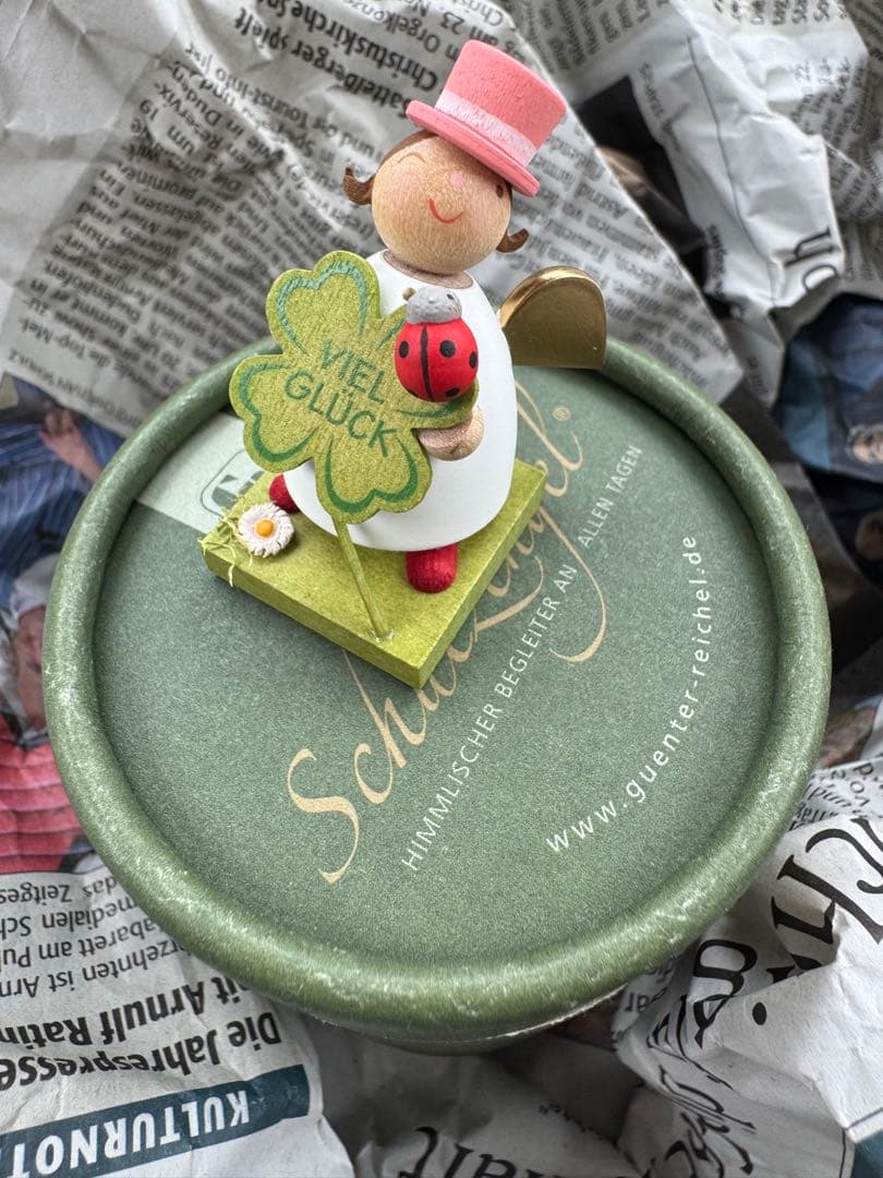ギュンターライヒェル　てんとう虫　クローバー　天使