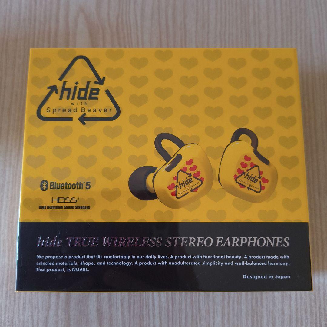 イヤホン hide TRUE WIRELESS STEREO EARPHONES