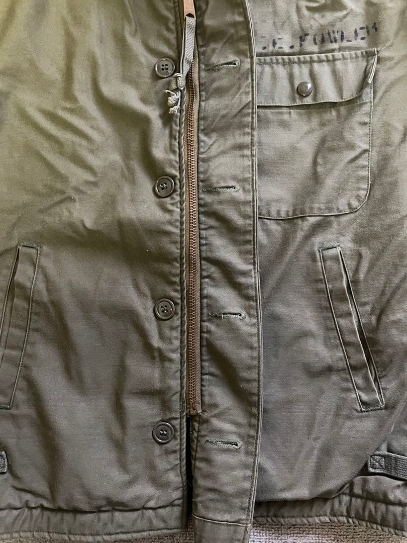 A-2 デッキジャケット　ステンシル入り　実物本物　ベルベルジン　遊歩道