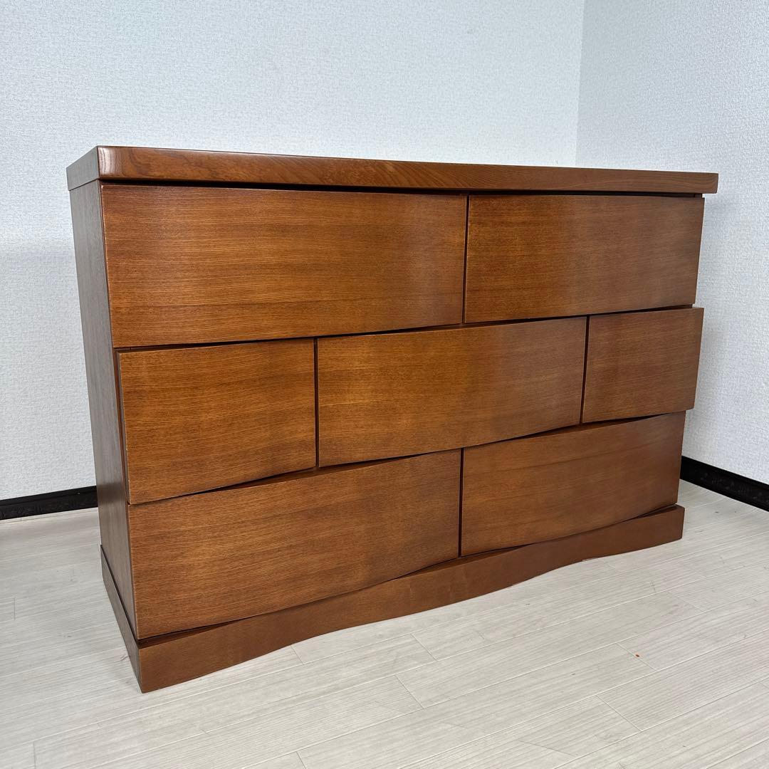 ACTUS アクタス取り扱い 佐藤工芸 チェスト 3段7杯 i4※