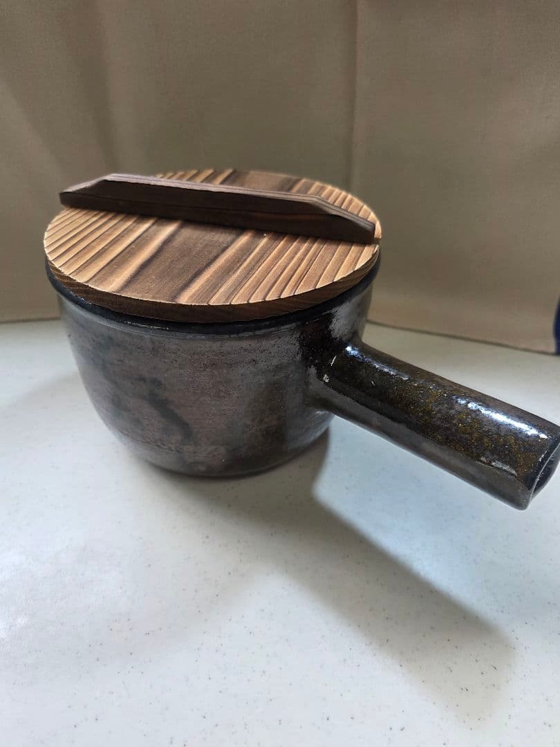 ◇ing fix◇ 壺田亜矢　壺田和宏　片手鍋　土鍋　■美品■