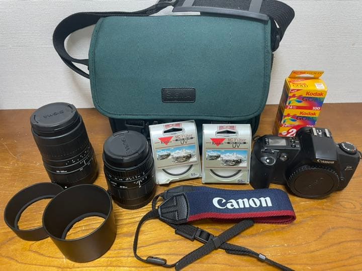 【値下げ可能！】フィルムカメラ　Canon EOS kissモデル　ビンテージ