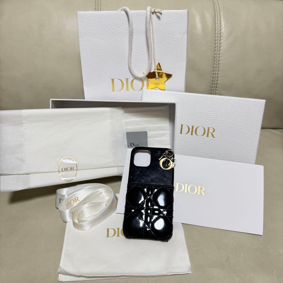 Dior iPhoneケース ブラック