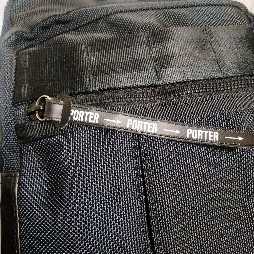 PORTER HEAT ヒート ショルダーバッグ ブラック ポシェット