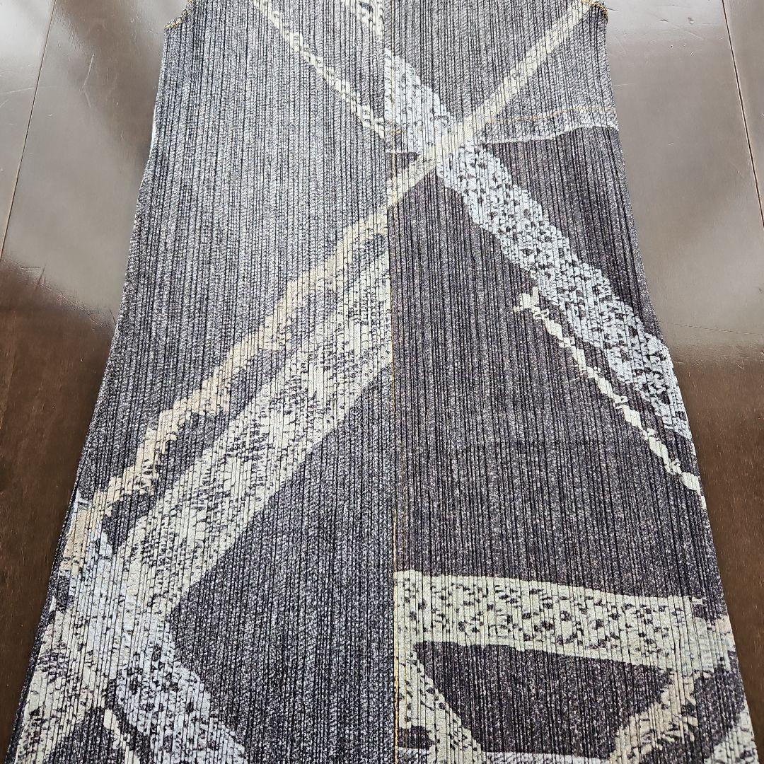 PLEATS PLEASE デニム転写ワンピース サイズ2