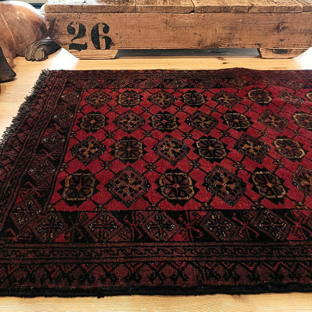 ※【koji koji】トライバルラグ ヴィンテージラグ アフガンラグ