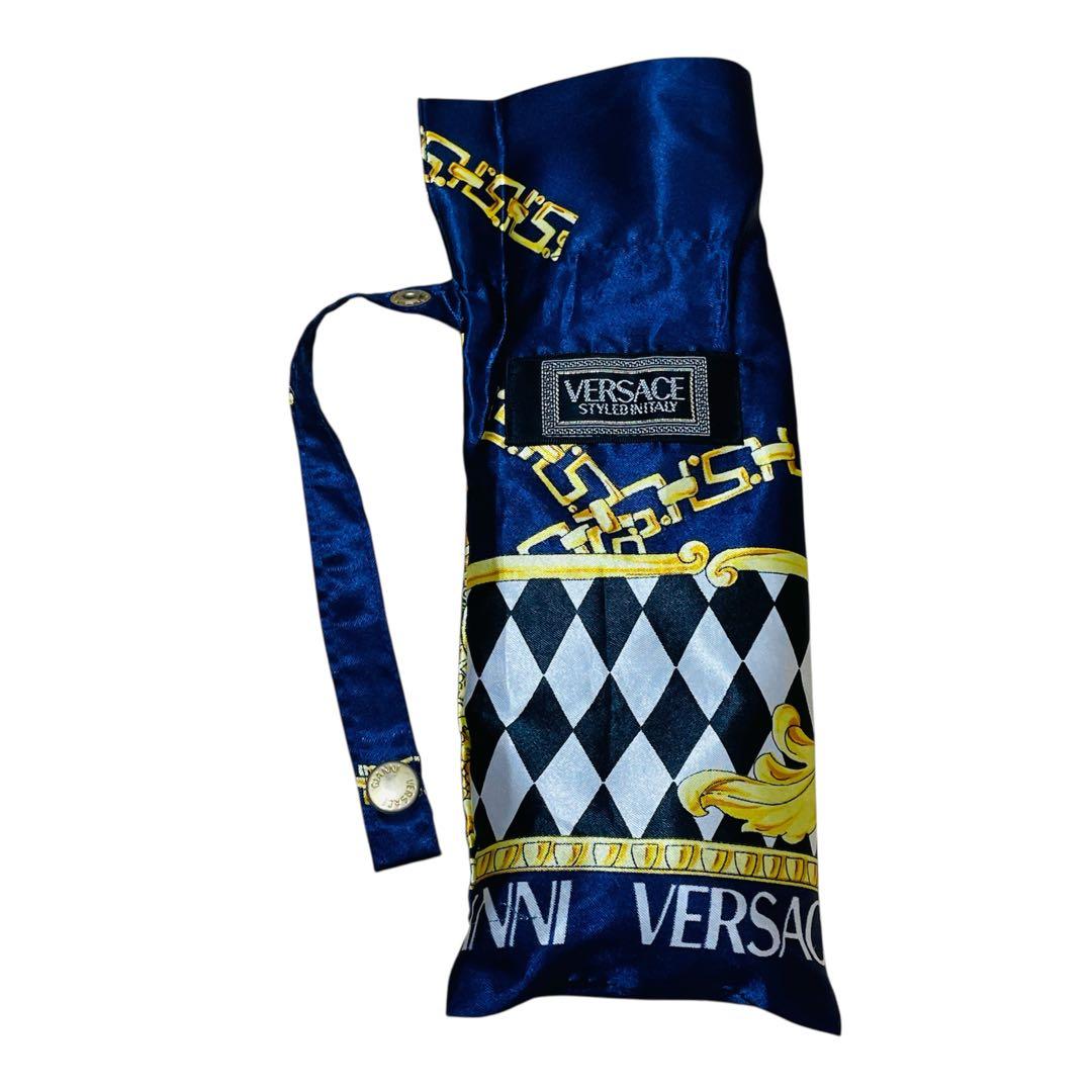 【美品】VERSACE ヴェルサーチ 雨傘 日傘 折り畳み傘