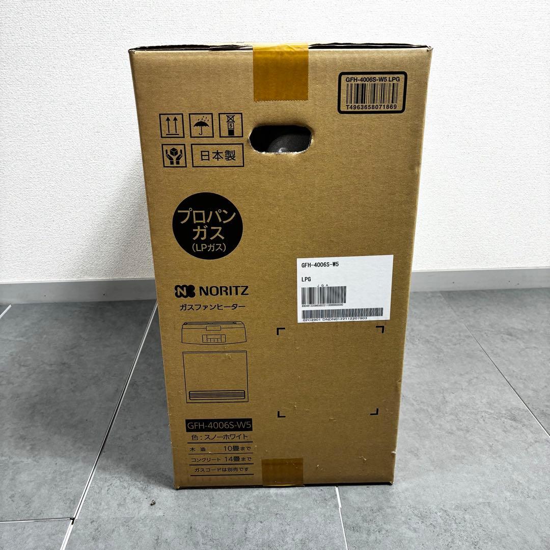 【新品未開封】ノーリツ ガスファンヒーター GFH-4006S-W5