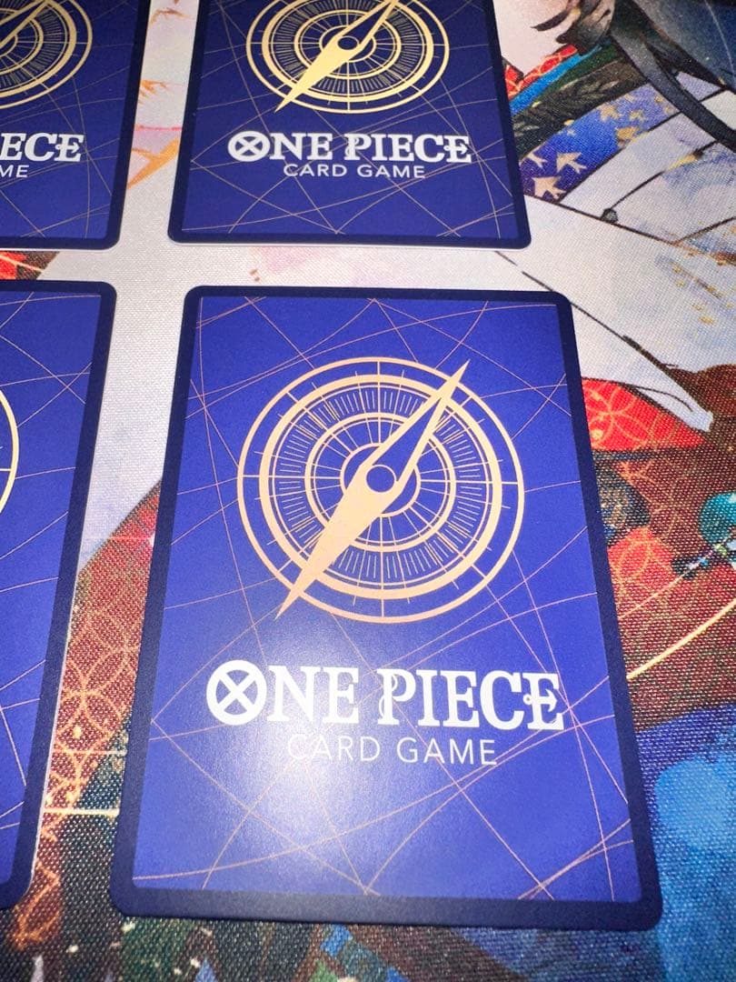 ワンピースカード モンキー・D・ルフィ(描き下ろしイラストVer. )4枚セット