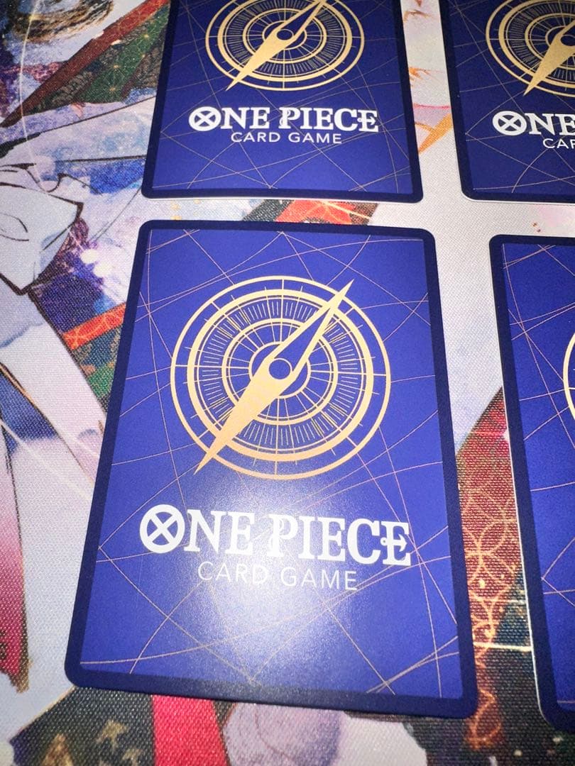 ワンピースカード モンキー・D・ルフィ(描き下ろしイラストVer. )4枚セット