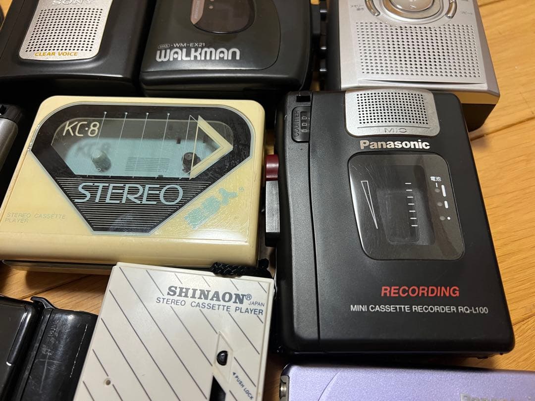 ジャンク品 SONY AIWA Panasonic カセットレコーダなど 9個