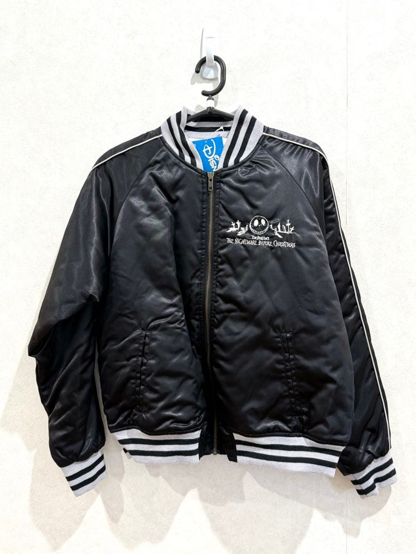 【新品未使用】ナイトメアビフォアクリスマス　ジャック　刺繍スカジャン