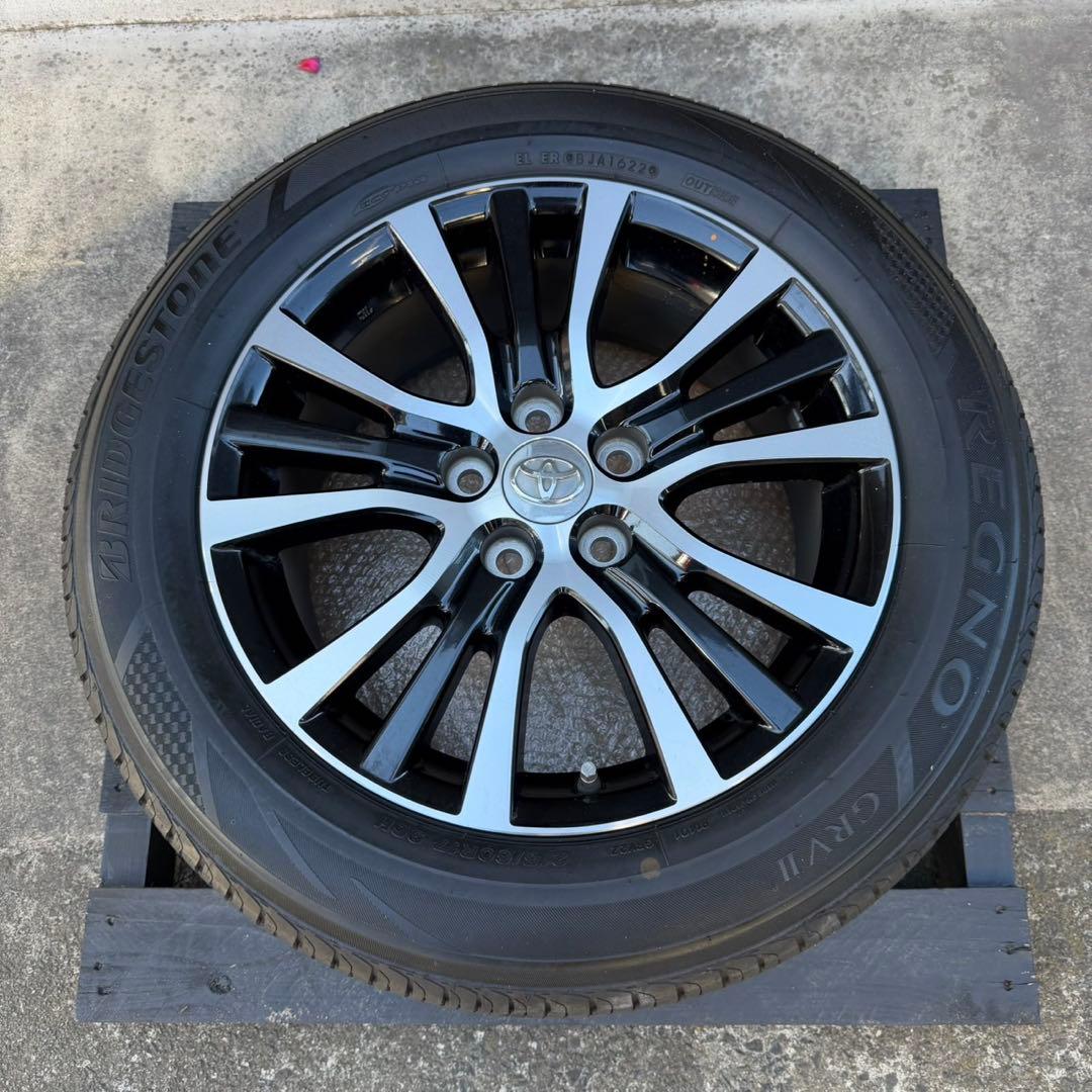 トヨタ エスティマ 50系 純正17インチ 夏タイヤブリヂストン レグノ