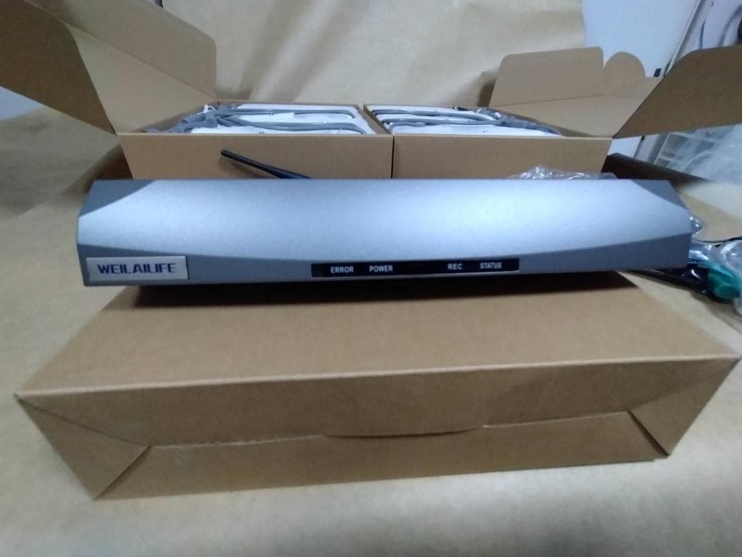 防犯カメラ ネットワークワイヤレスシステム 3K画素カメラ8台・録画機セット