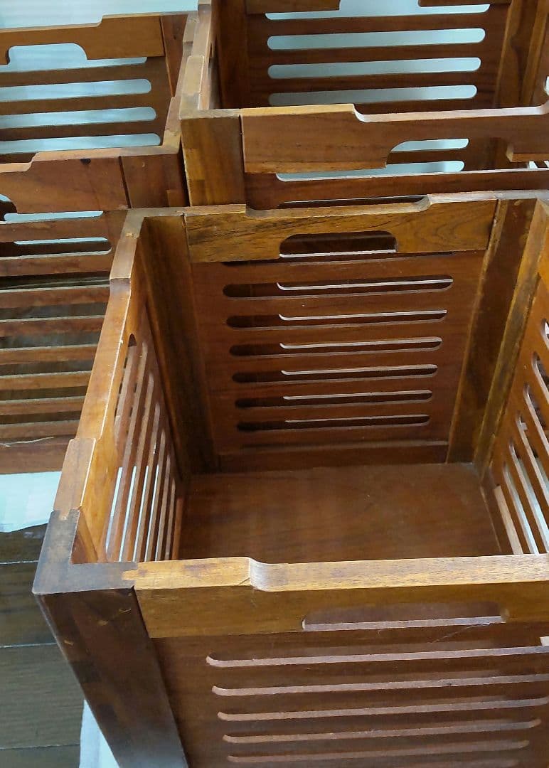 木製鉢カバー3個セット