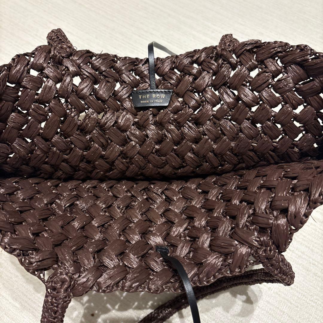 The Row ザロウEstelle raffia tote 茶