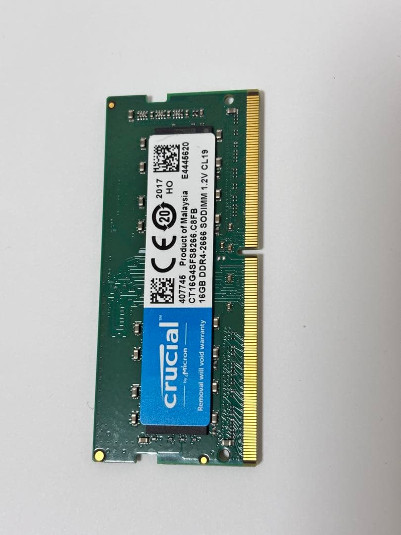 DDR4 2666MHz SO-DIMMメモリー 16GB x2 32GB