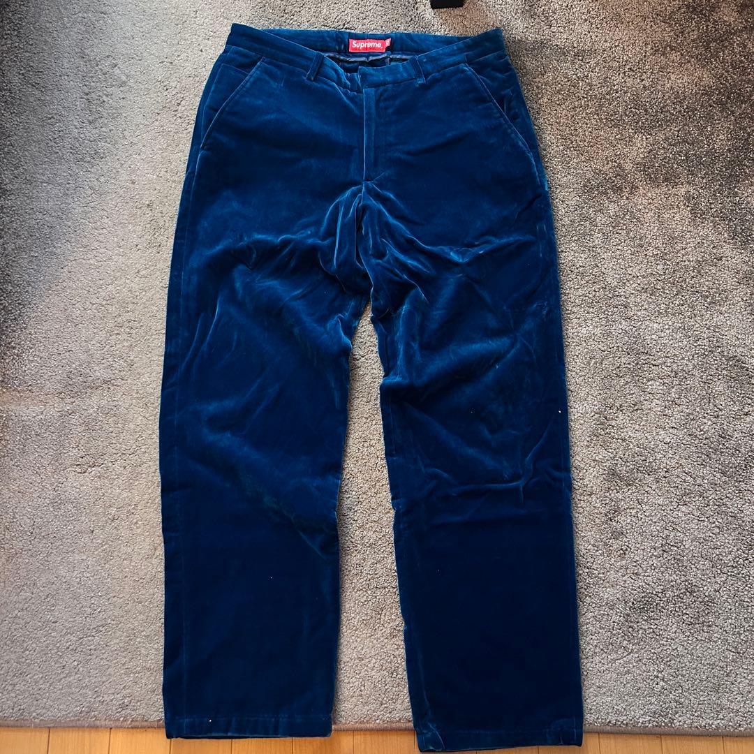 Supreme シュプリーム ベロアパンツ トラウザー ワークパンツ