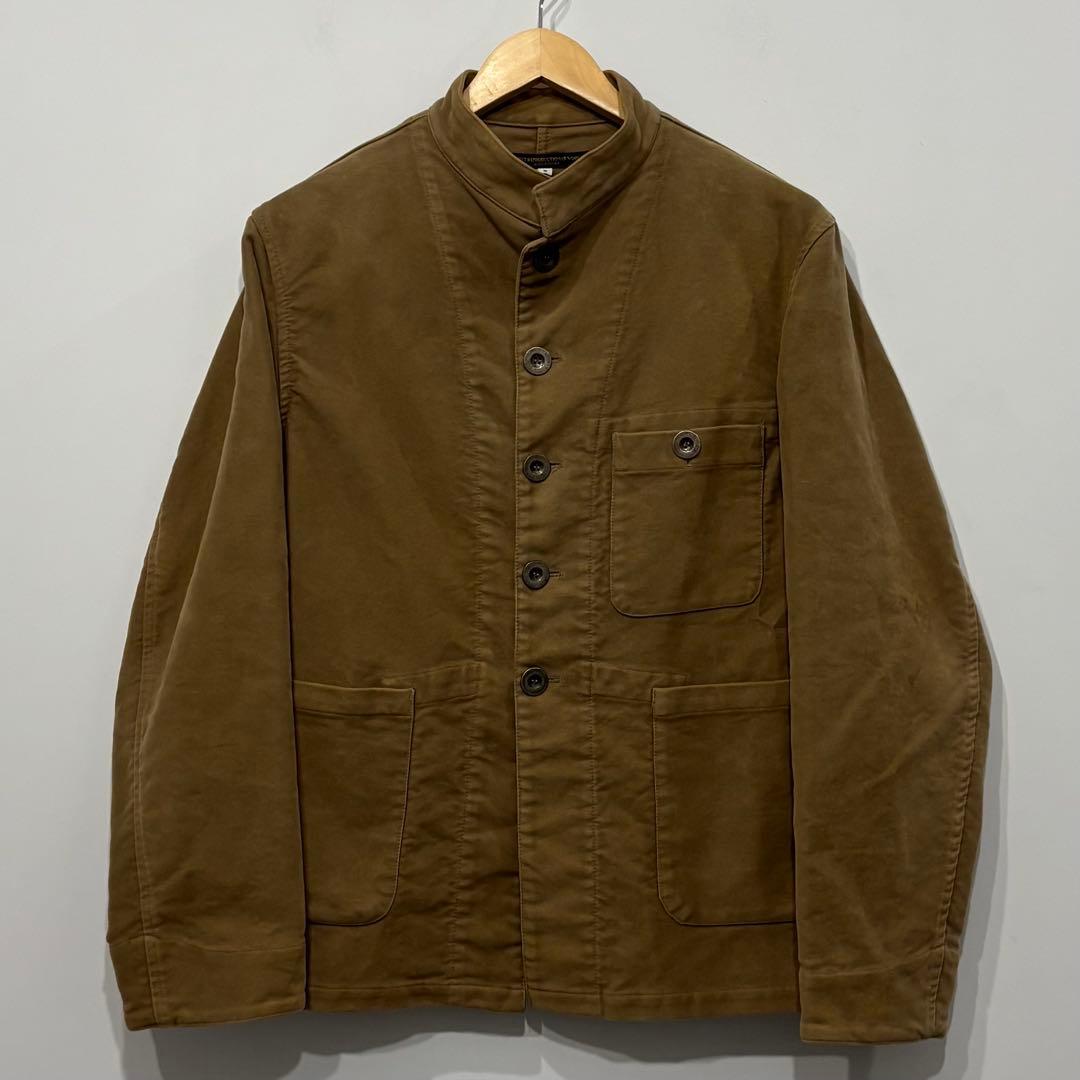 フランス製 ワーカーズ モールスキン カバーオール ユーロ ワークジャケット 3
