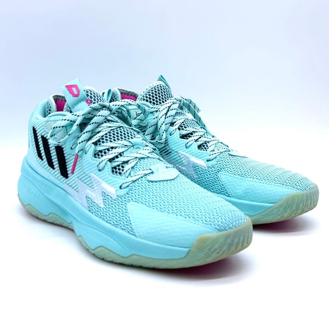 極美品✨アディダス Dame8 \"リスペクト\" バスケットボールシューズ 27