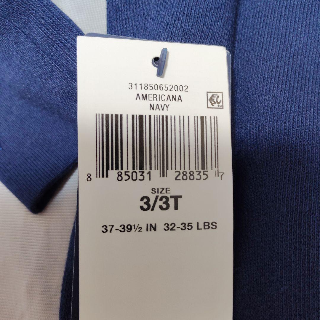 3T ポロラルフローレン　裏起毛トレーナー　紺色　ネイビー