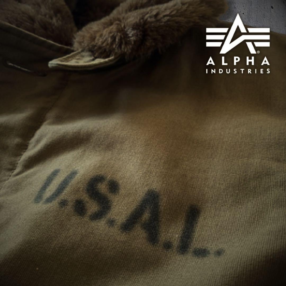『訳あり格安』ALPHA INDUSTRIES（アルファ）N-1デッキジャケット