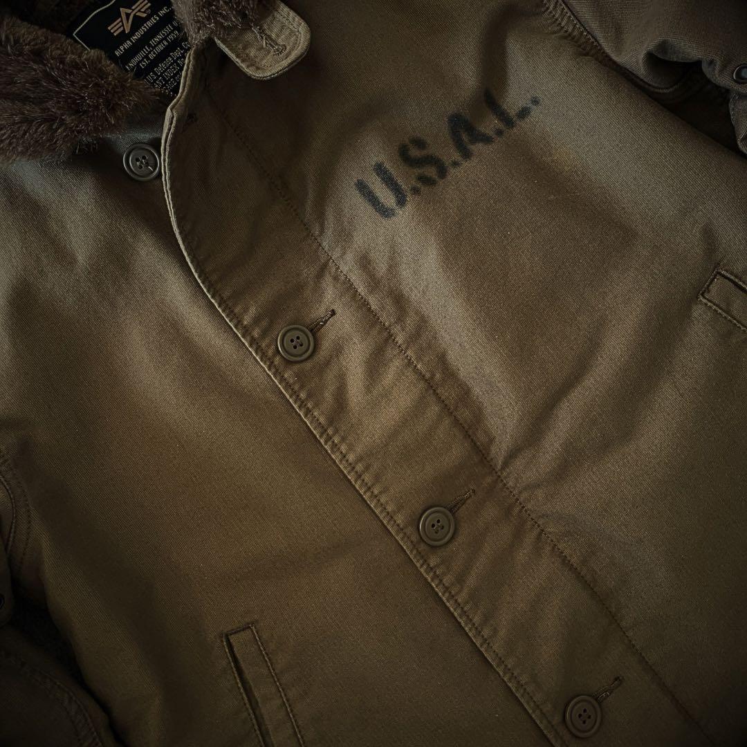 『訳あり格安』ALPHA INDUSTRIES（アルファ）N-1デッキジャケット