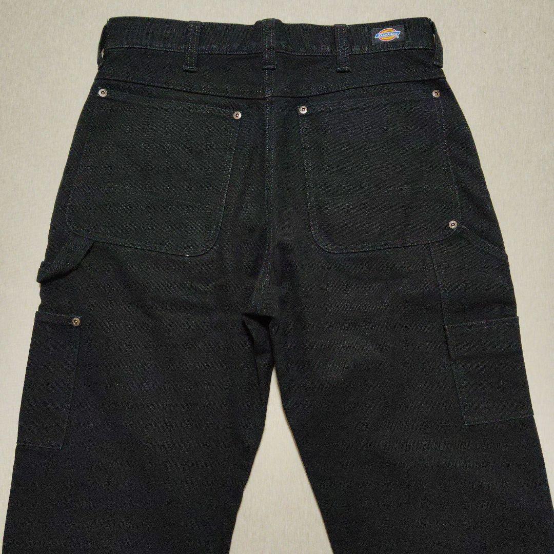 Dickies 417 ダブルニー　ペインターパンツ　ブラック　W32　ダック