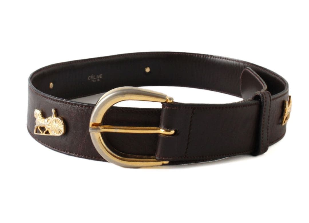 大幅値下げ限定セール中vintage CELINE レザーベルトセリーヌ