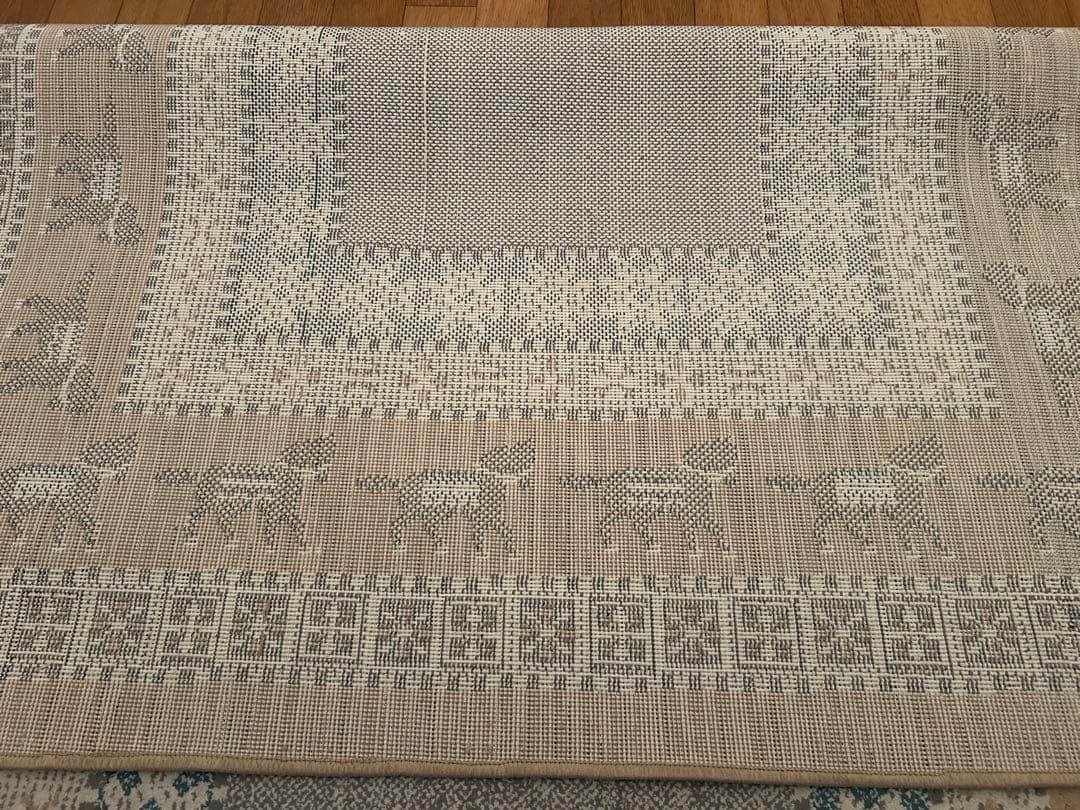 unico ラグ　CLEVE イエロー 120cm×180cm