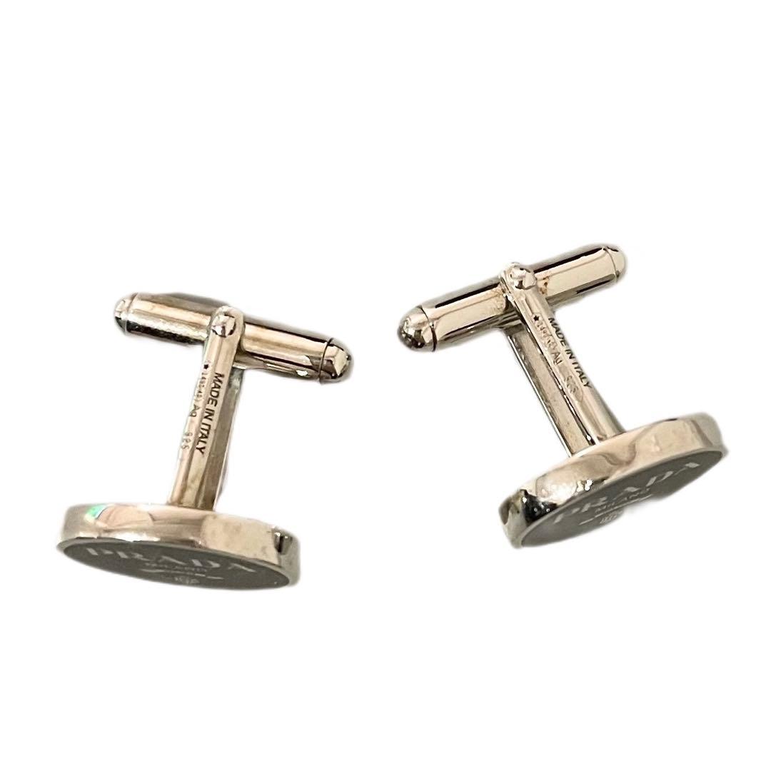 新品同様 箱付【PRADA】プラダ カフスボタン カフリンクス