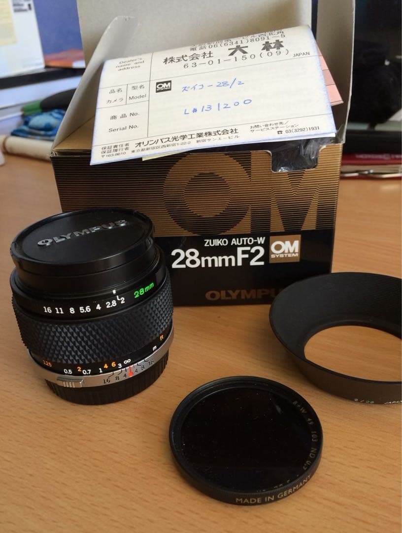 レンズ(単焦点) Olympus OM-SYSTEM ZUIKO AUTO-W 28mm