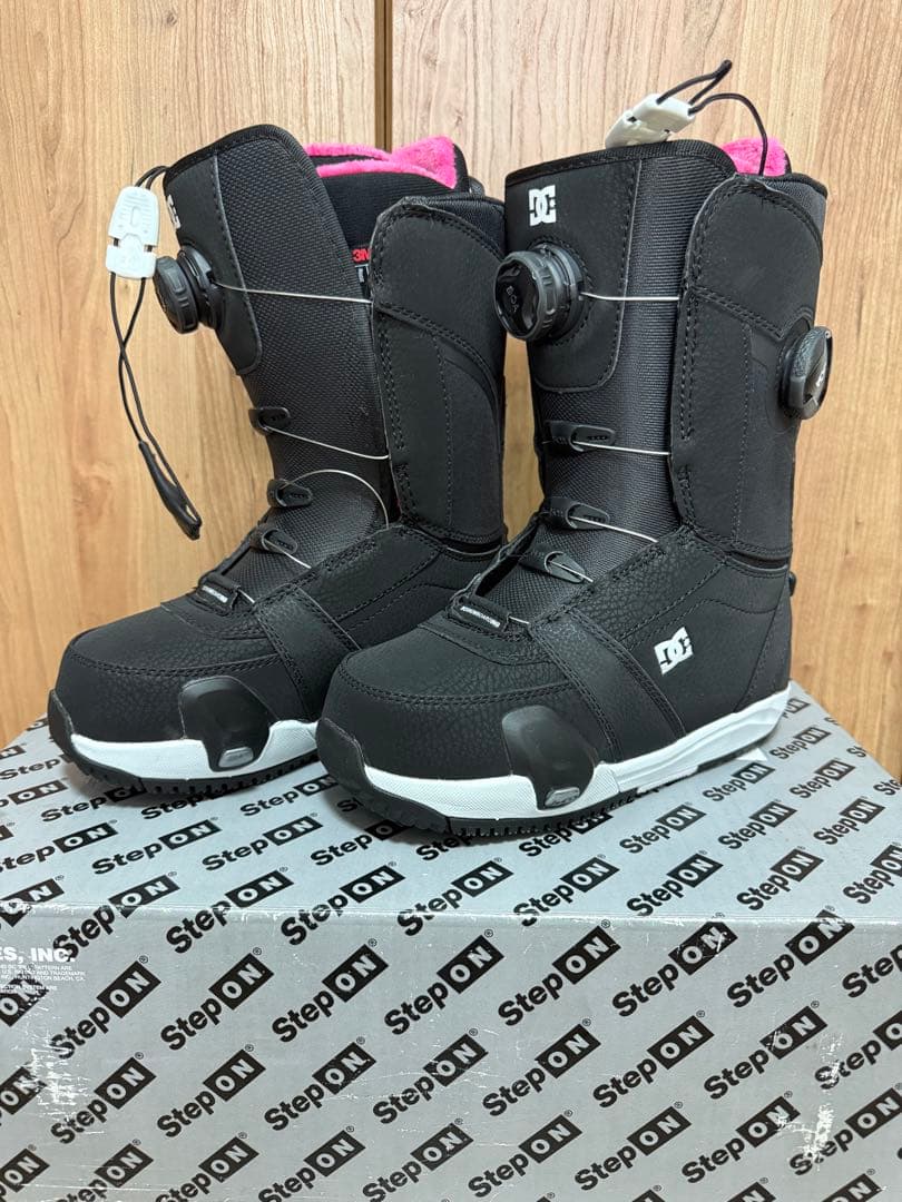 DC Step On レディーススノーボードブーツ ブラック
