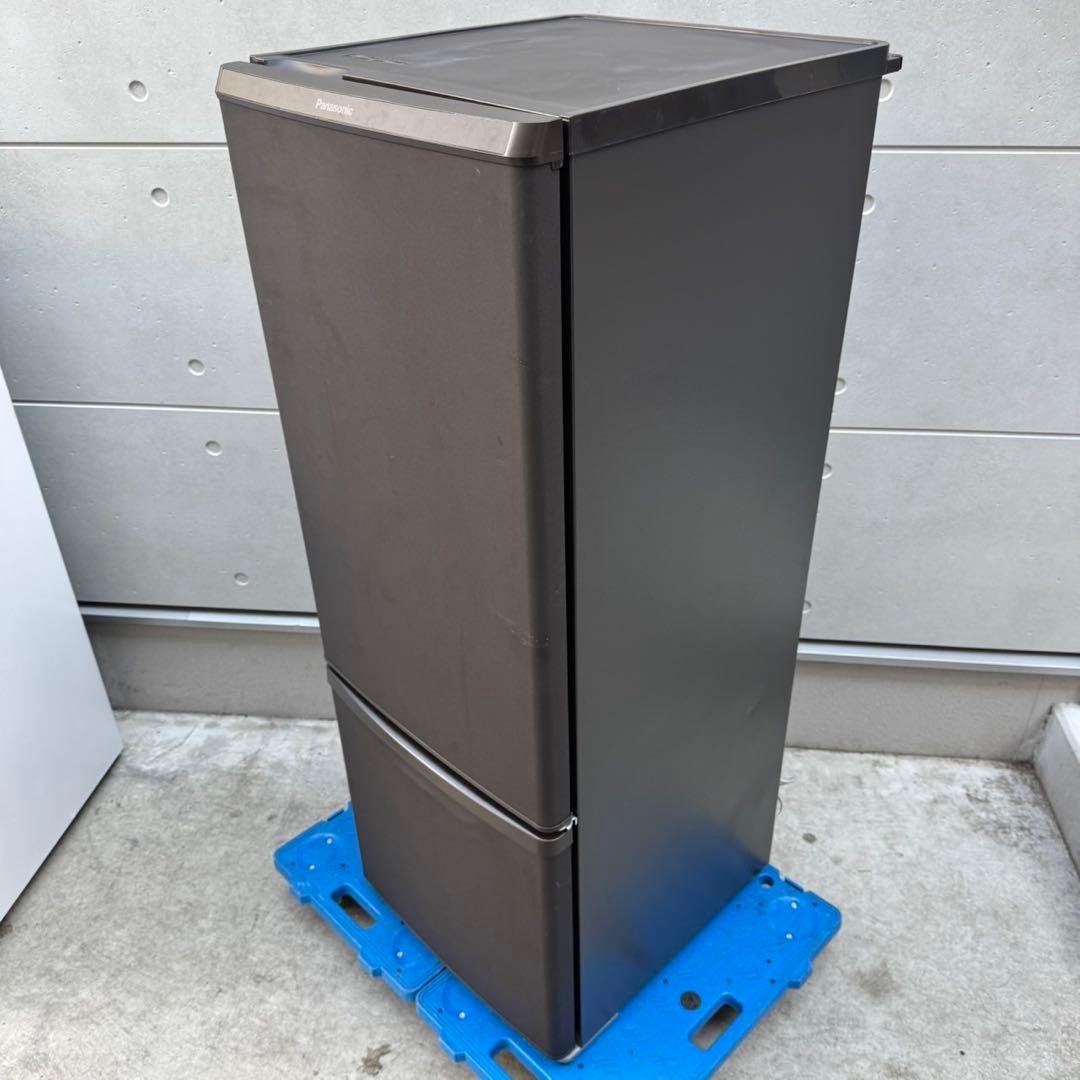 154⭐️2021年製★パナソニック　冷蔵庫　大型　マットブラウン　一人暮らし