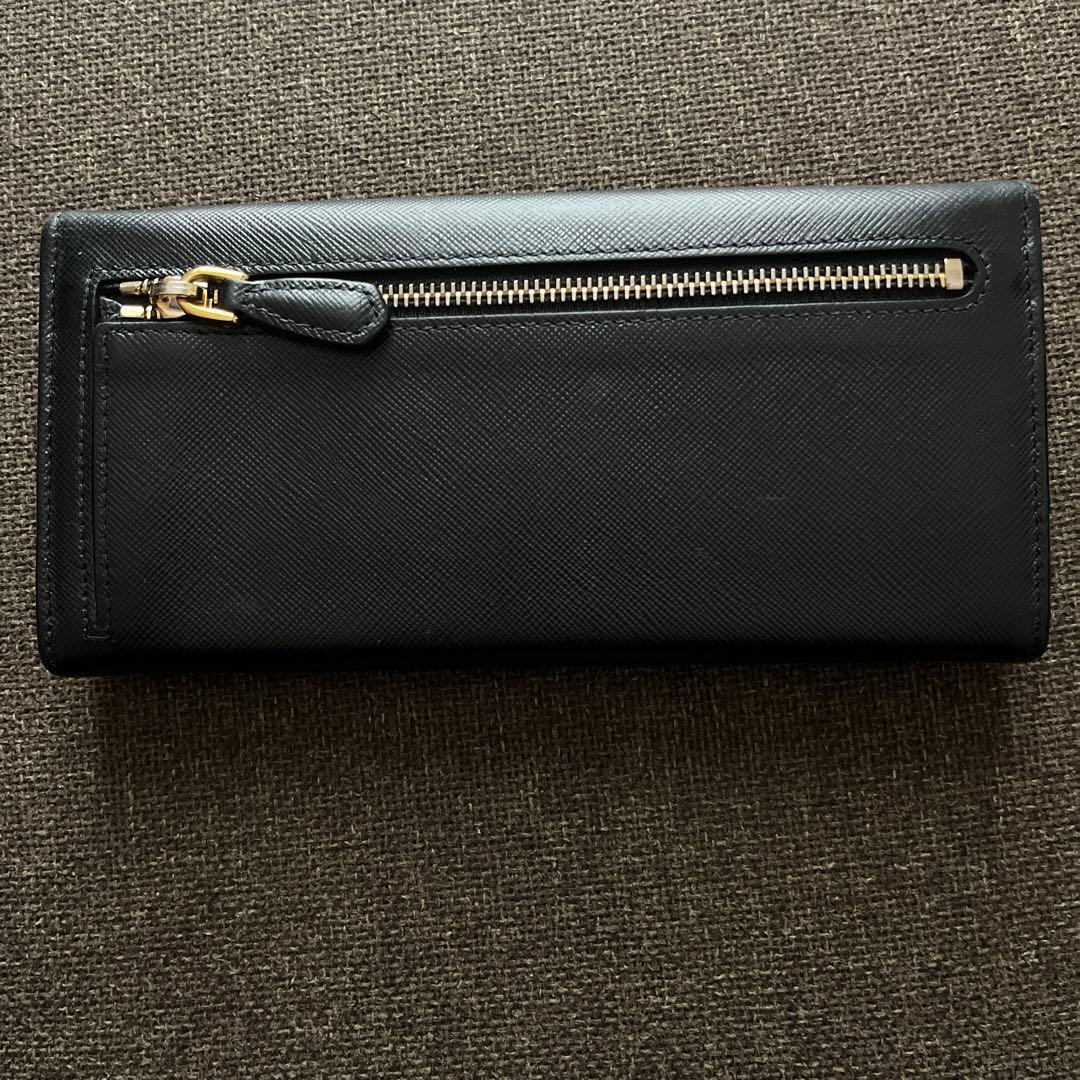PRADA プラダ サフィアーノレザー 長財布 ブラック