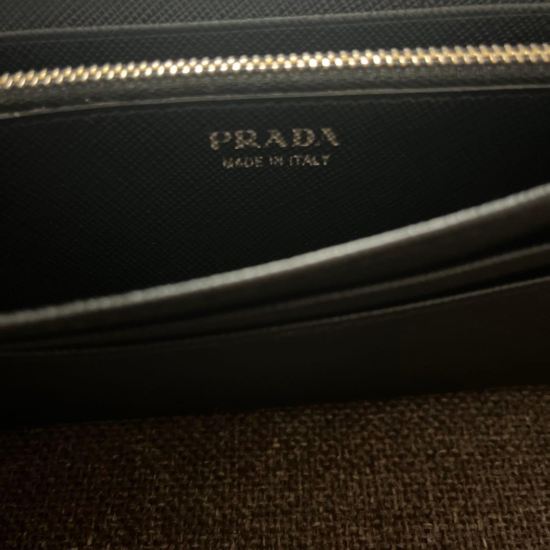PRADA プラダ サフィアーノレザー 長財布 ブラック