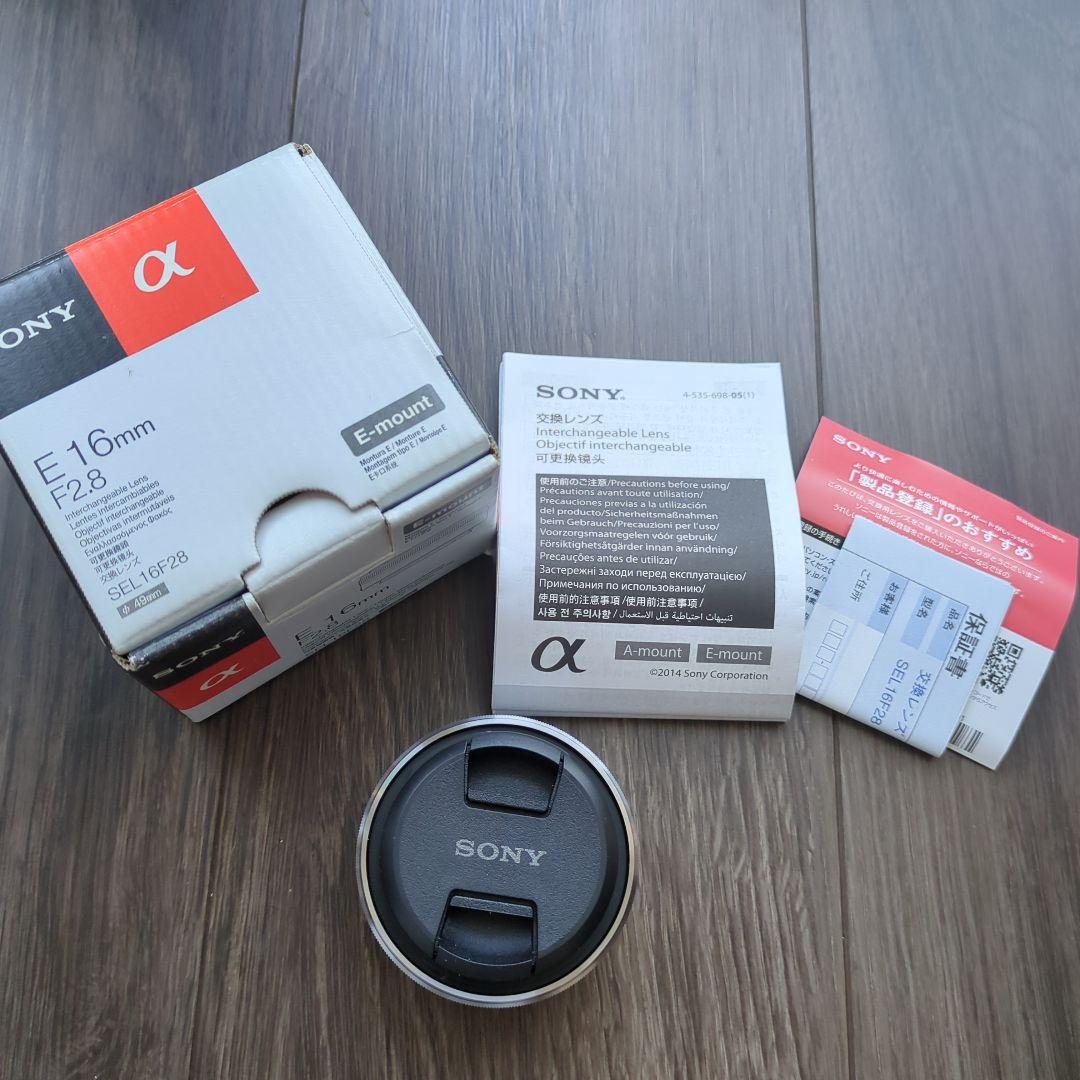 SONY 単焦点レンズ Eマウント用 SEL16F28