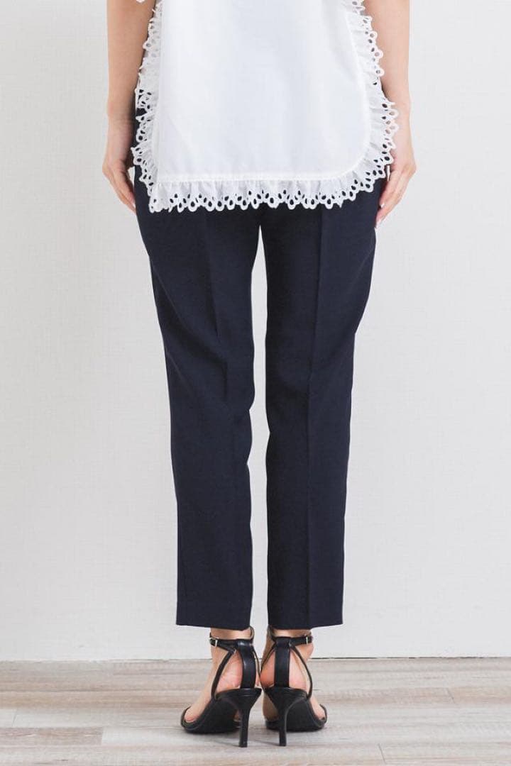 yori サラサラスティックパンツ ネイビー36