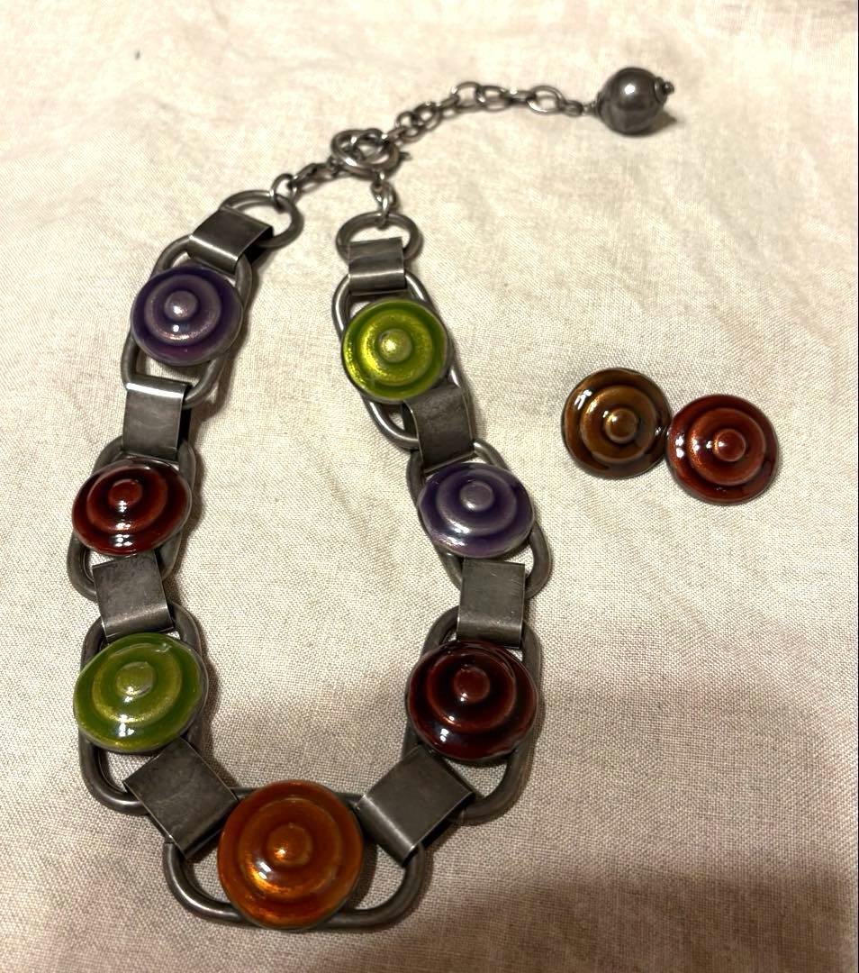 【hope】Jean Paul GAULTIER ネックレスとイヤリング