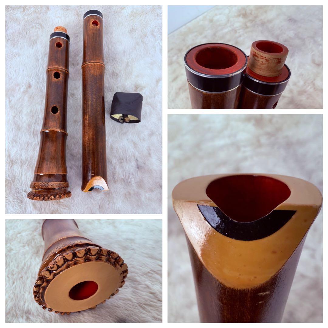 超美品♪ 未使用級 尺八 1尺8寸 プラ製 練習用最適 音質かなり良好♪