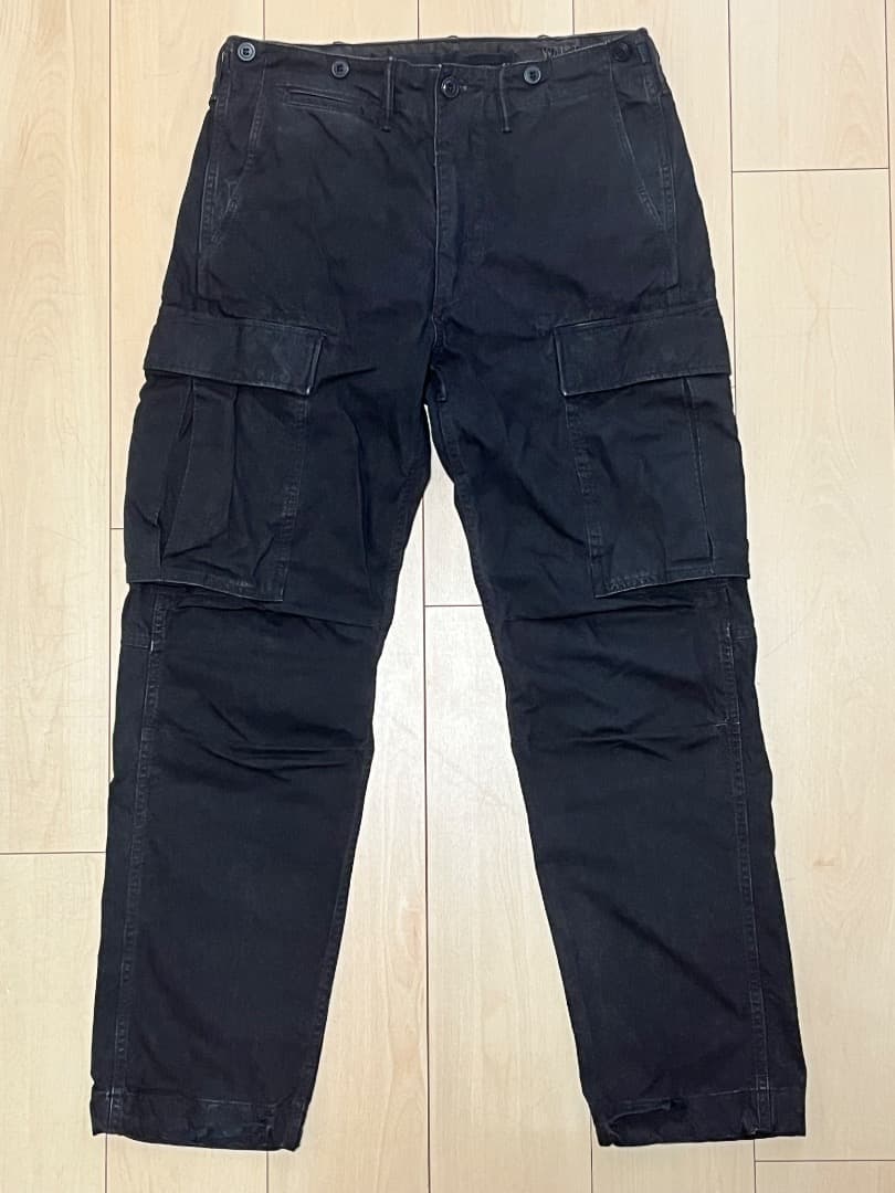 RRL ダブルアールエル ウォッシュ加工 コットンカーゴパンツ
