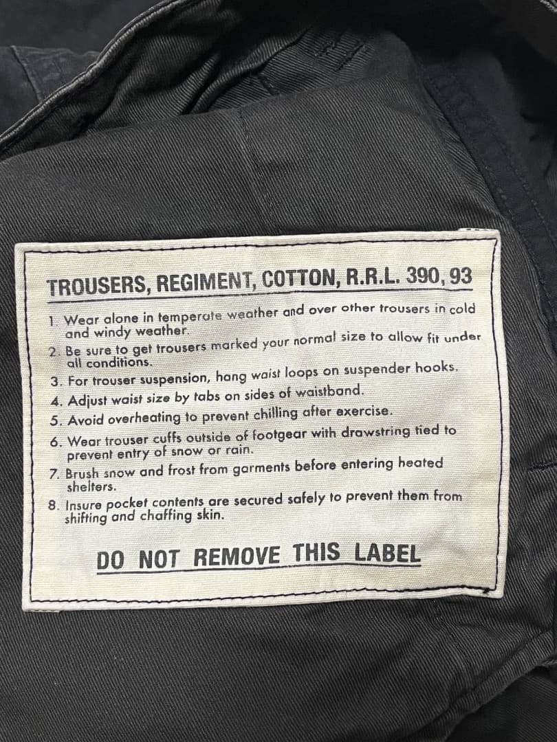 RRL ダブルアールエル ウォッシュ加工 コットンカーゴパンツ