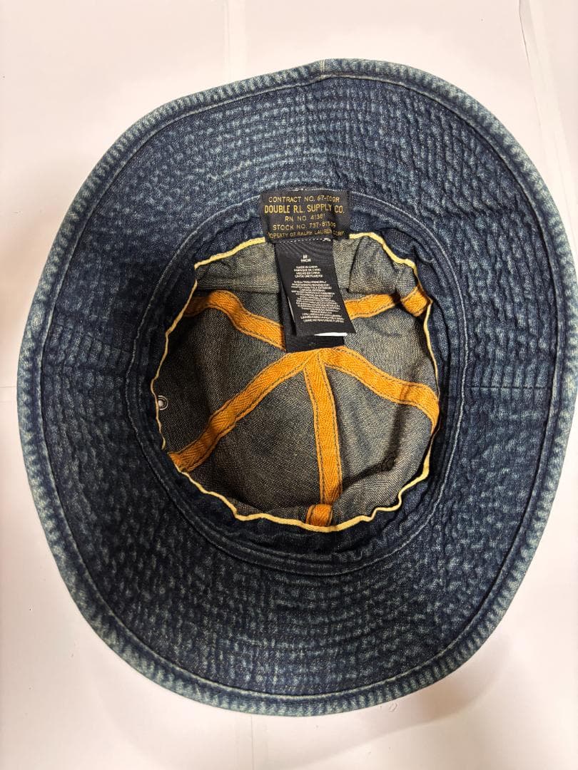 DOUBLE RL ハット Mサイズ デニム